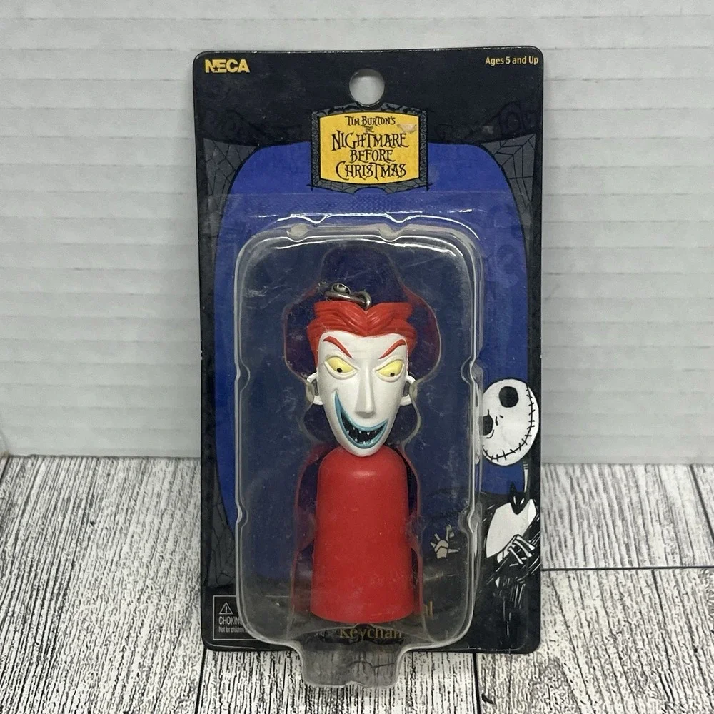NECA Nightmare Before Christmas Complete 6 piece Light Up Keychain Set!